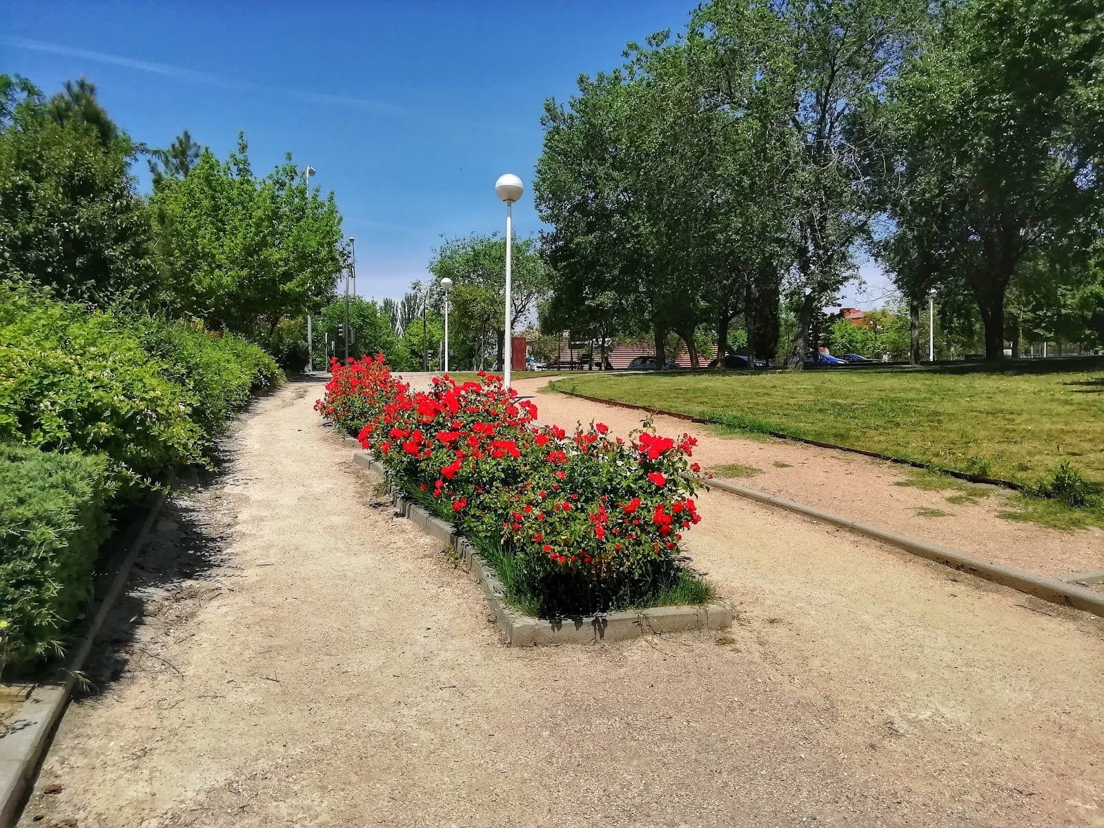 Parque de Galicia: lago con patos y hórreo gallego (Alcobendas) 4
