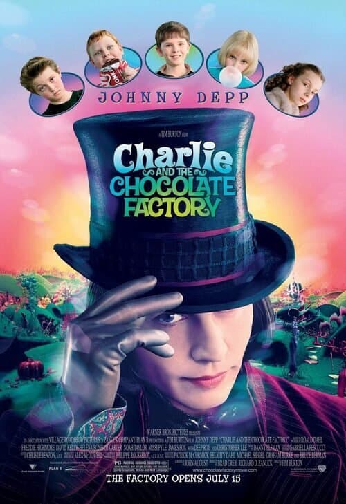 Cine de verano Covibar: ‘Charlie y la fábrica de chocolate’
