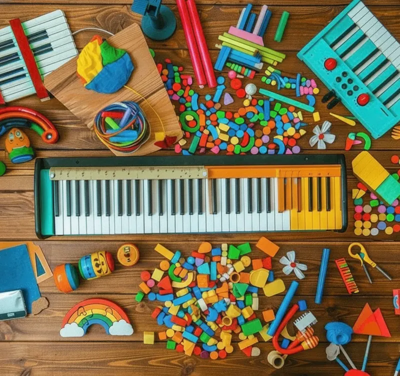 Música con juguetes y otros artilugios (Casa del Lector)