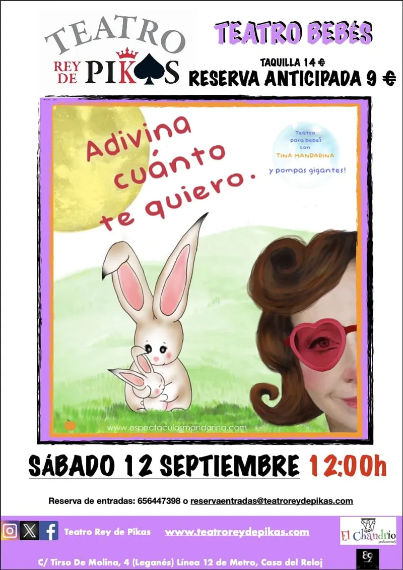 Adivina cuánto te quiero — Tina Mandarina (Teatro Rey de Pikas)