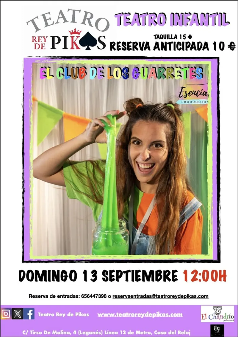 Cuentacuentos: El Club de los Guarretes (Teatro Rey de Pikas)